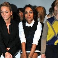 Rosario Dawson - London Fashion Week Spring Summer 2012 - Pringle of Scotland - Front Row